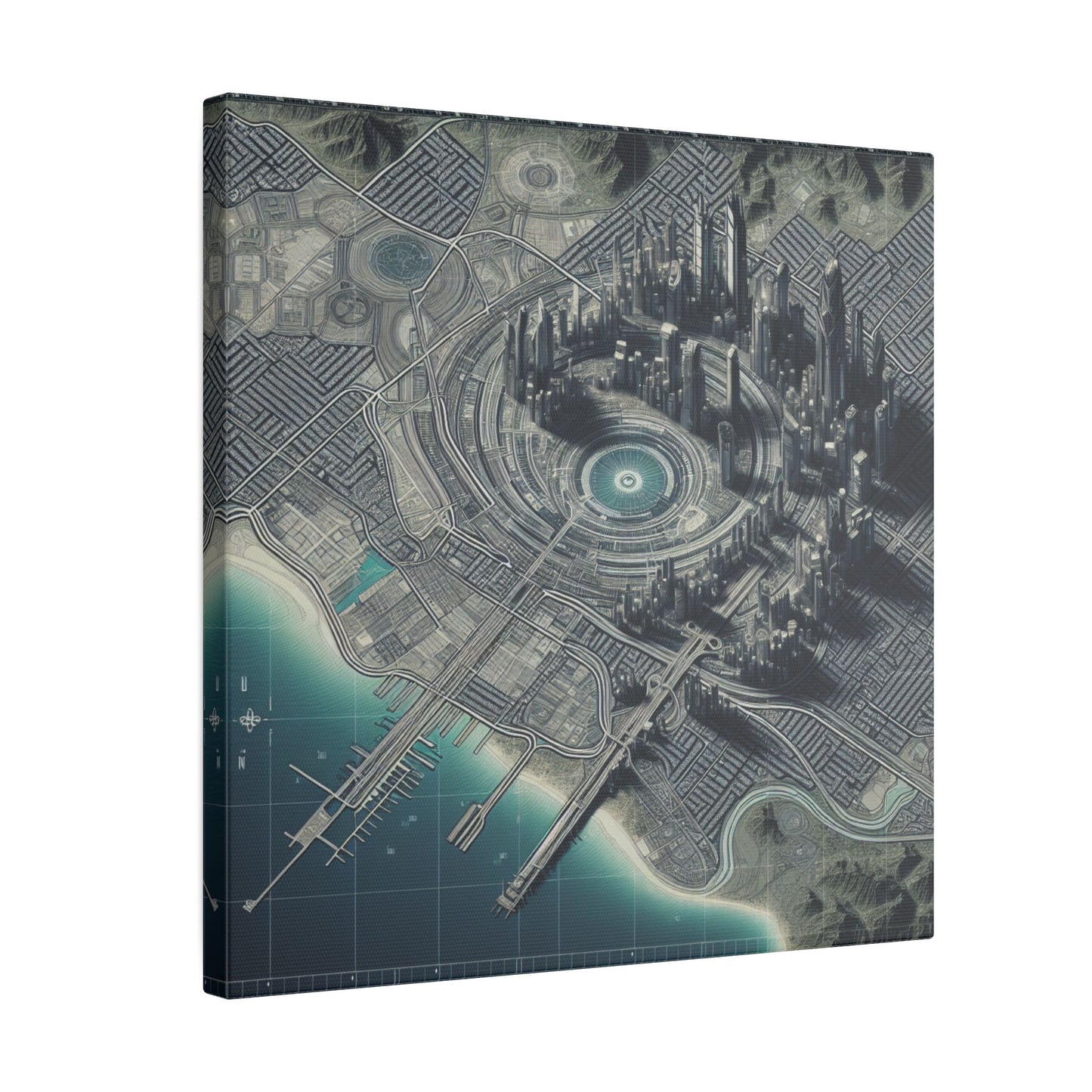 Cartogtopia 2000 - Canvas