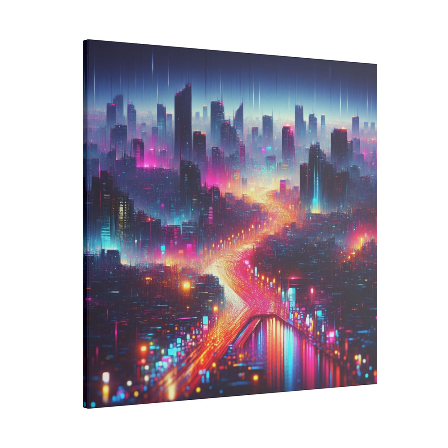 Neon Dreamscapes - Canvas