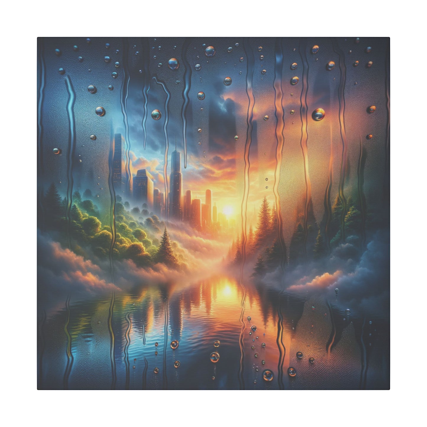 Through the Haze - Canvas