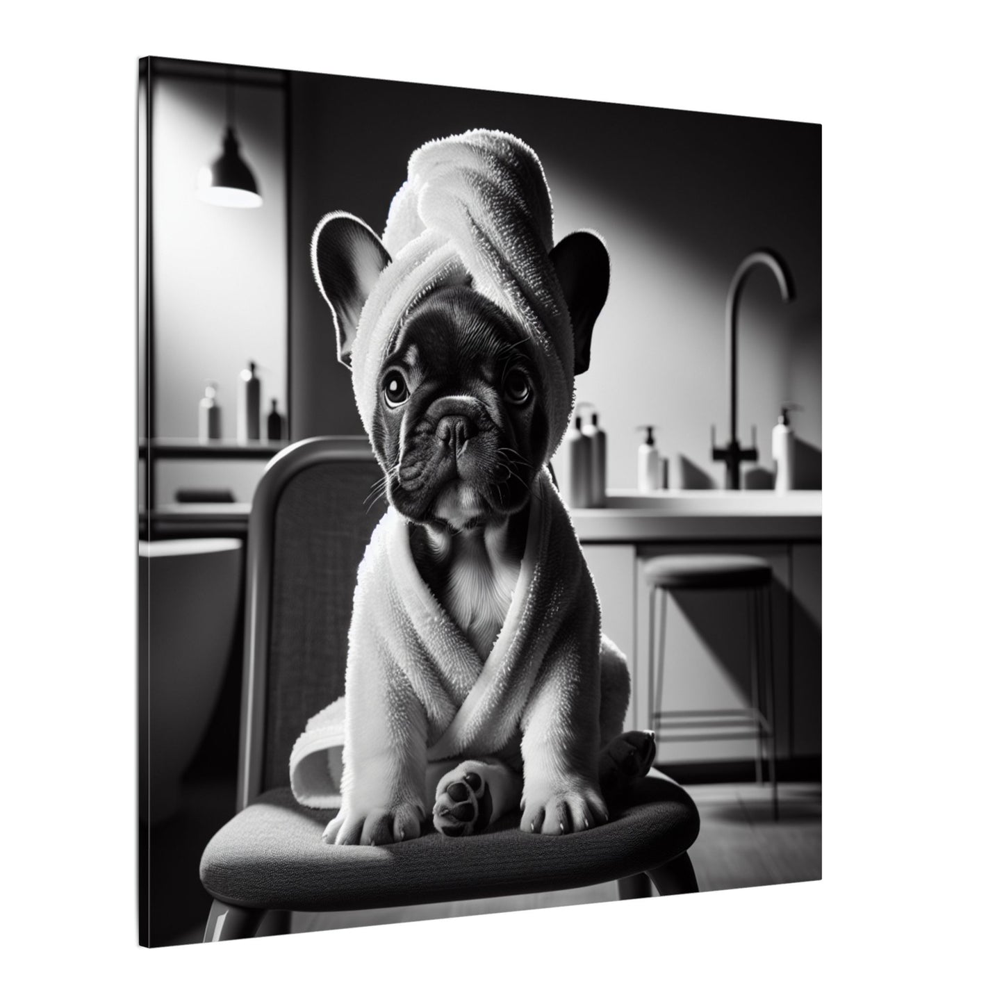French Bull Dog Spa Experience - Canvas