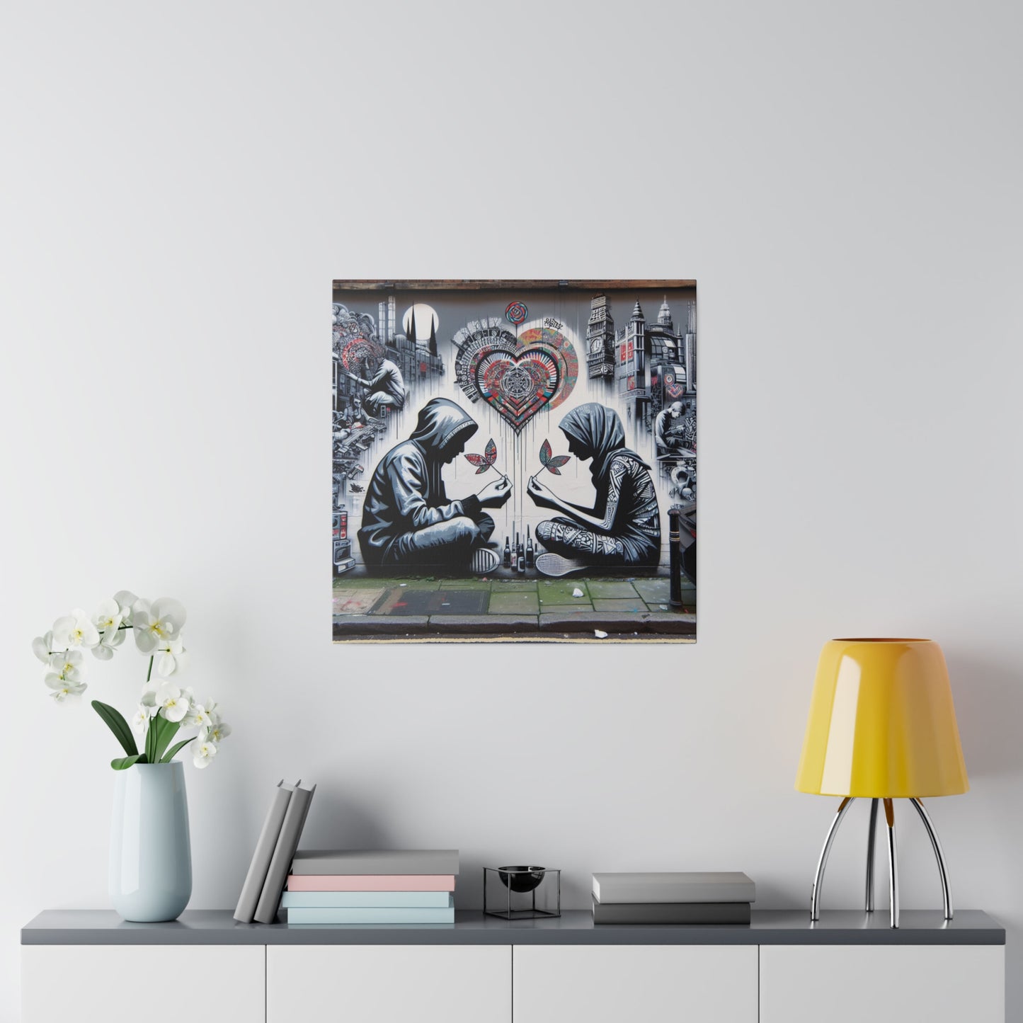 Neon Dreams of the 90s - Canvas