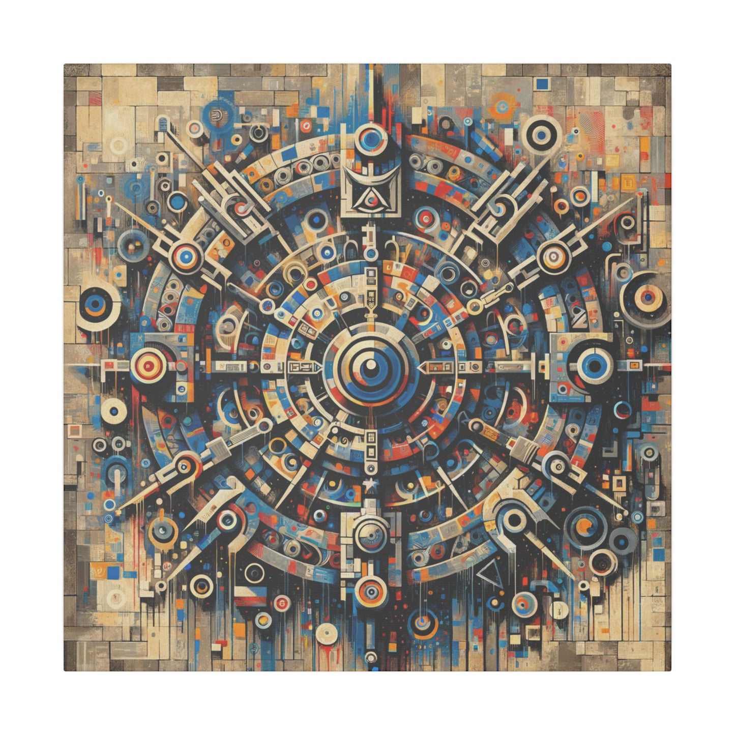 Geometric Symphony - Canvas