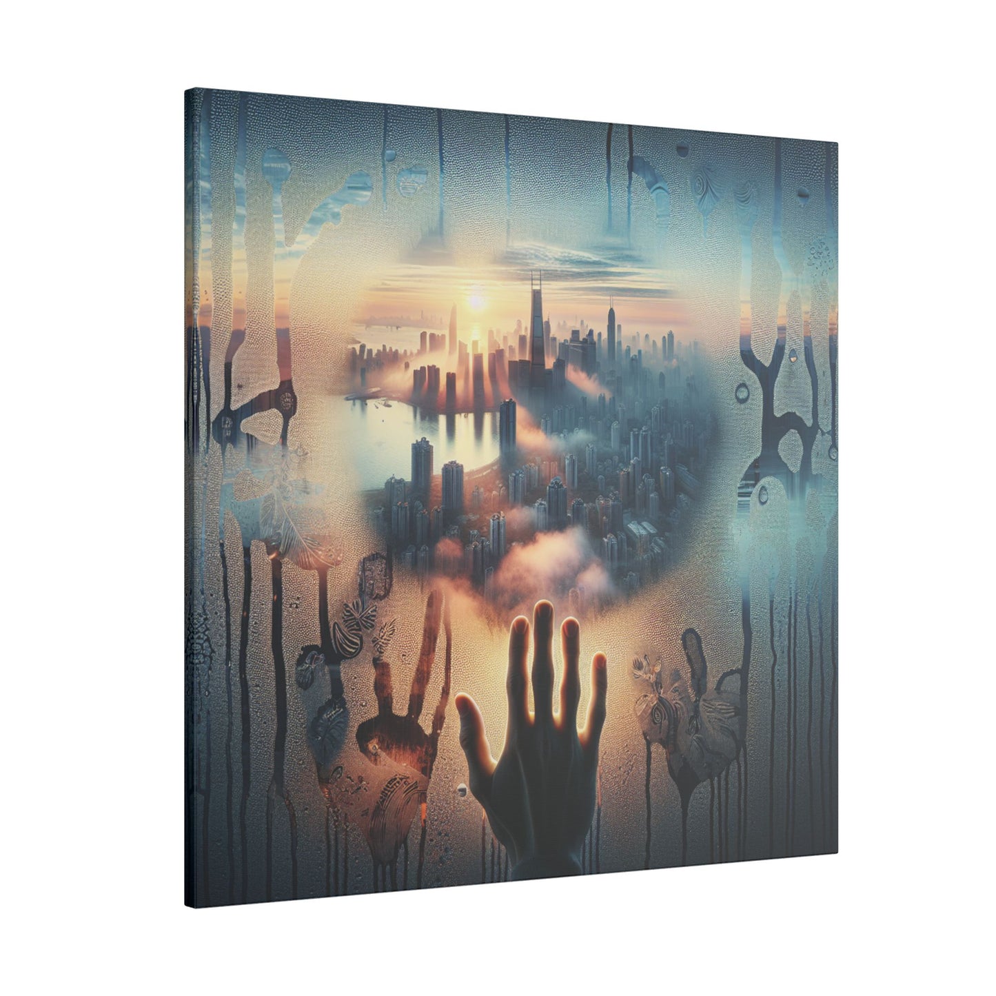 Retro Revival: A Visual Tapestry - Canvas