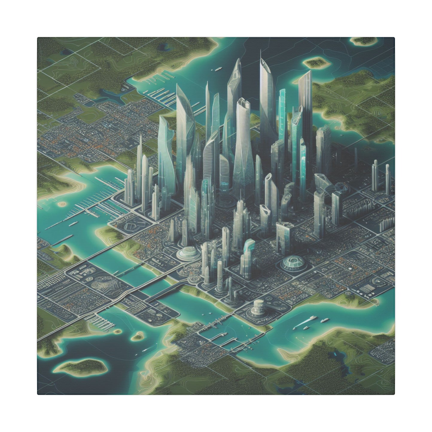 Cartogropolis 2000 - Canvas