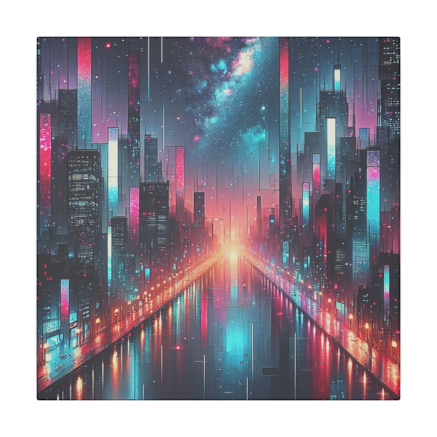 Pixel River - Canvas