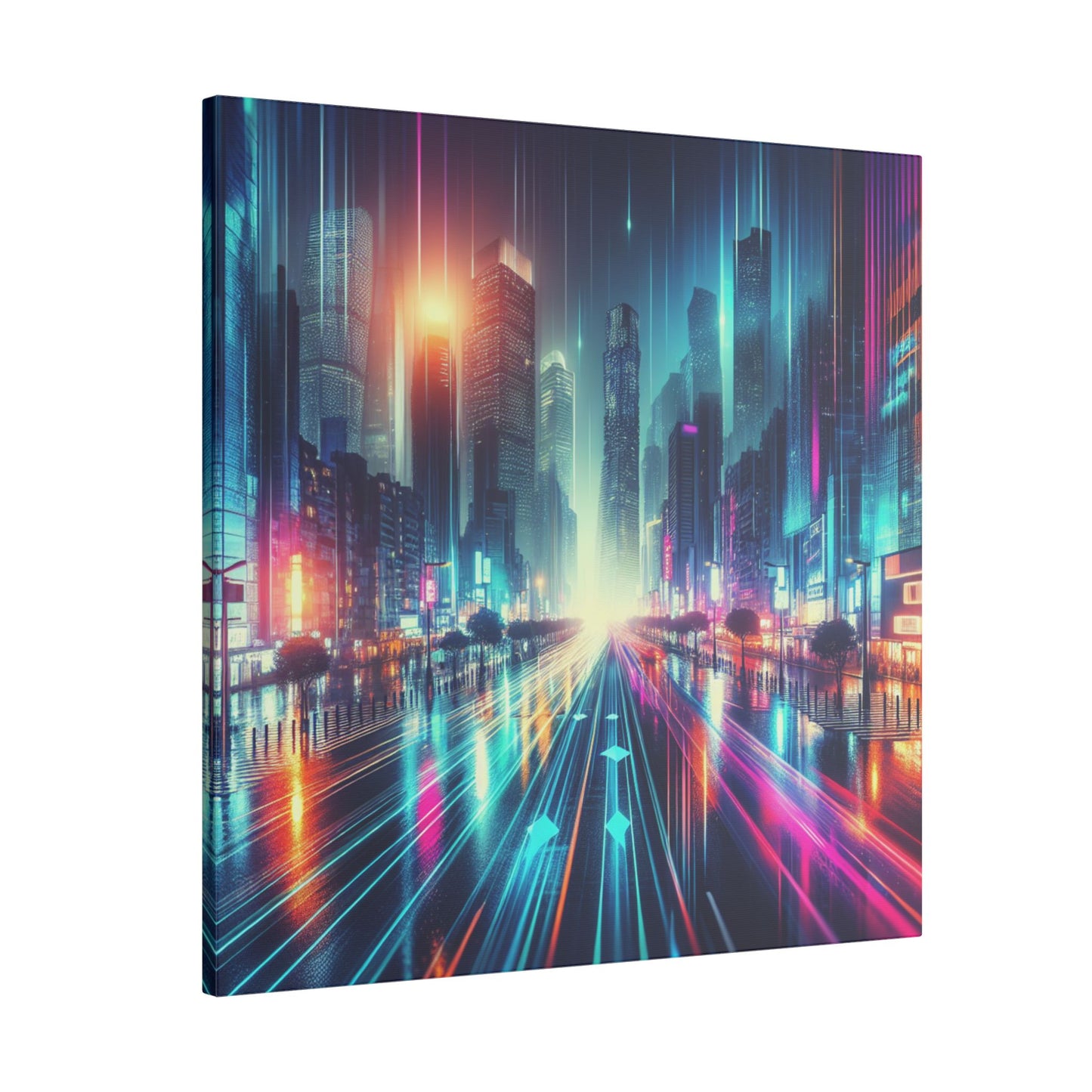 Neon Nostalgia - Canvas