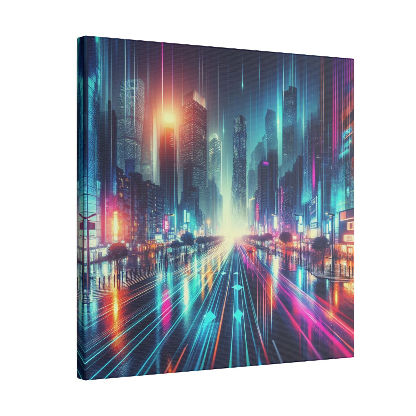 Neon Nostalgia - Canvas