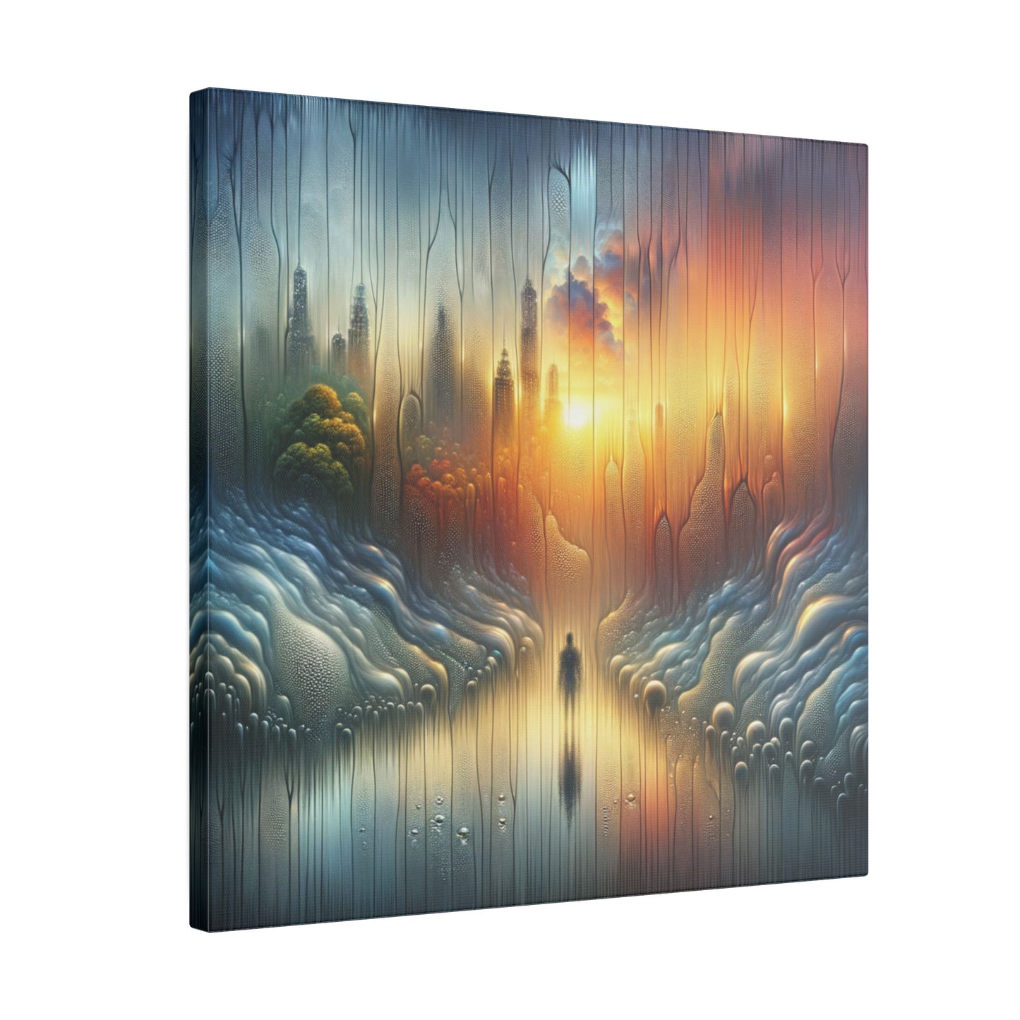 Whispers Through the Glass - Canvas