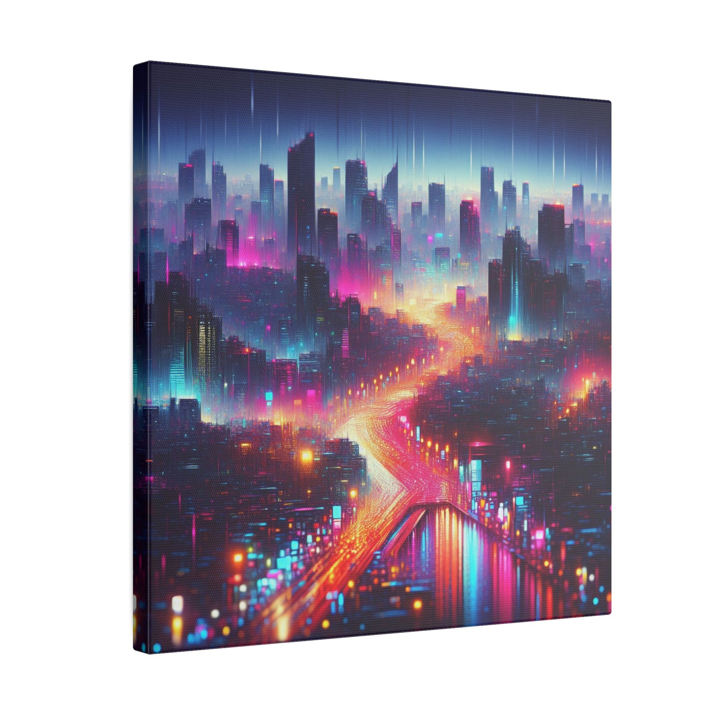 Neon Dreamscapes - Canvas
