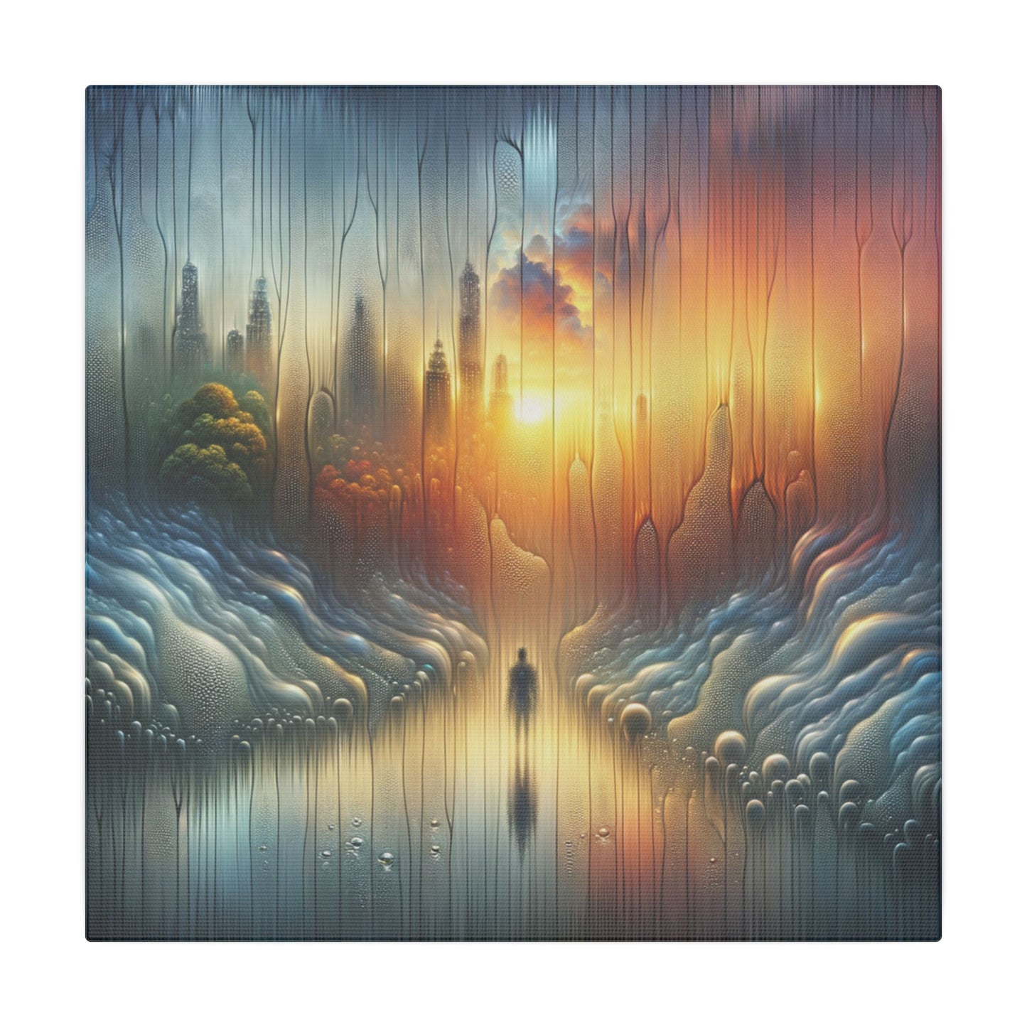 Whispers Through the Glass - Canvas