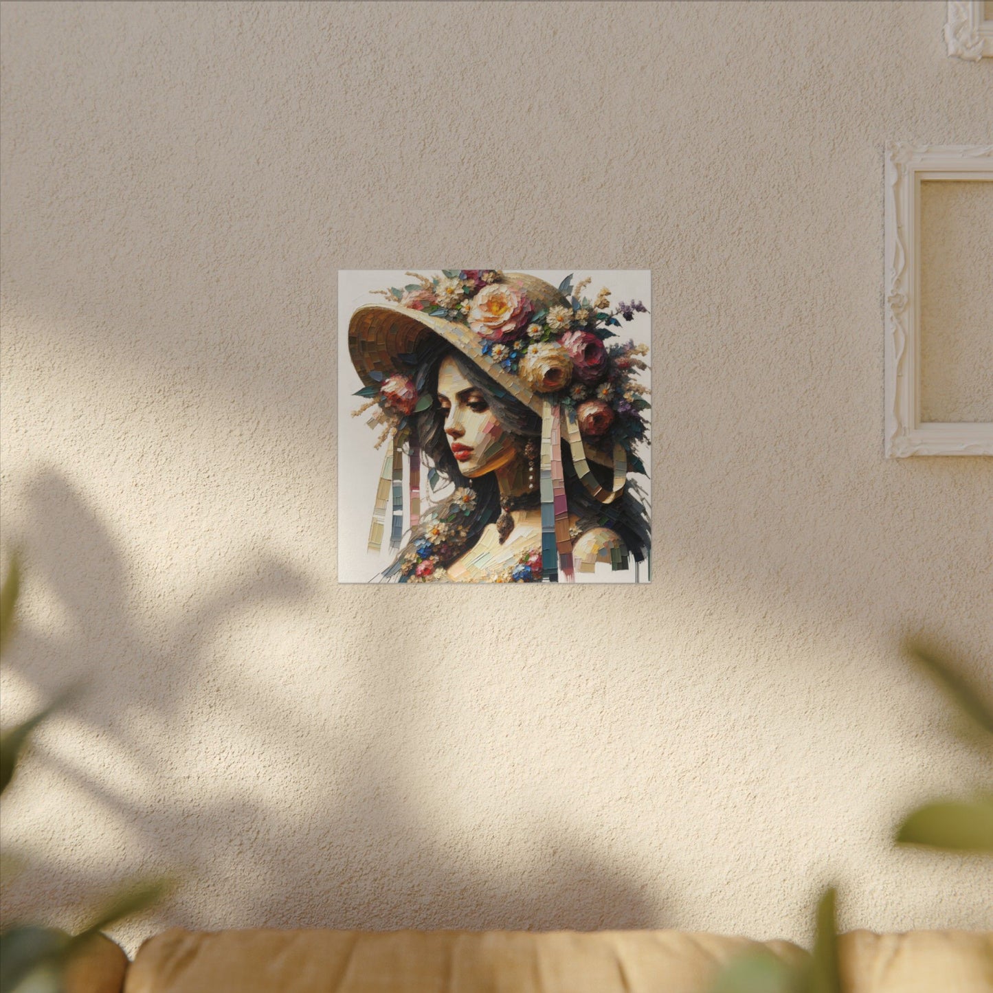 Angel in Bonnet - Canvas