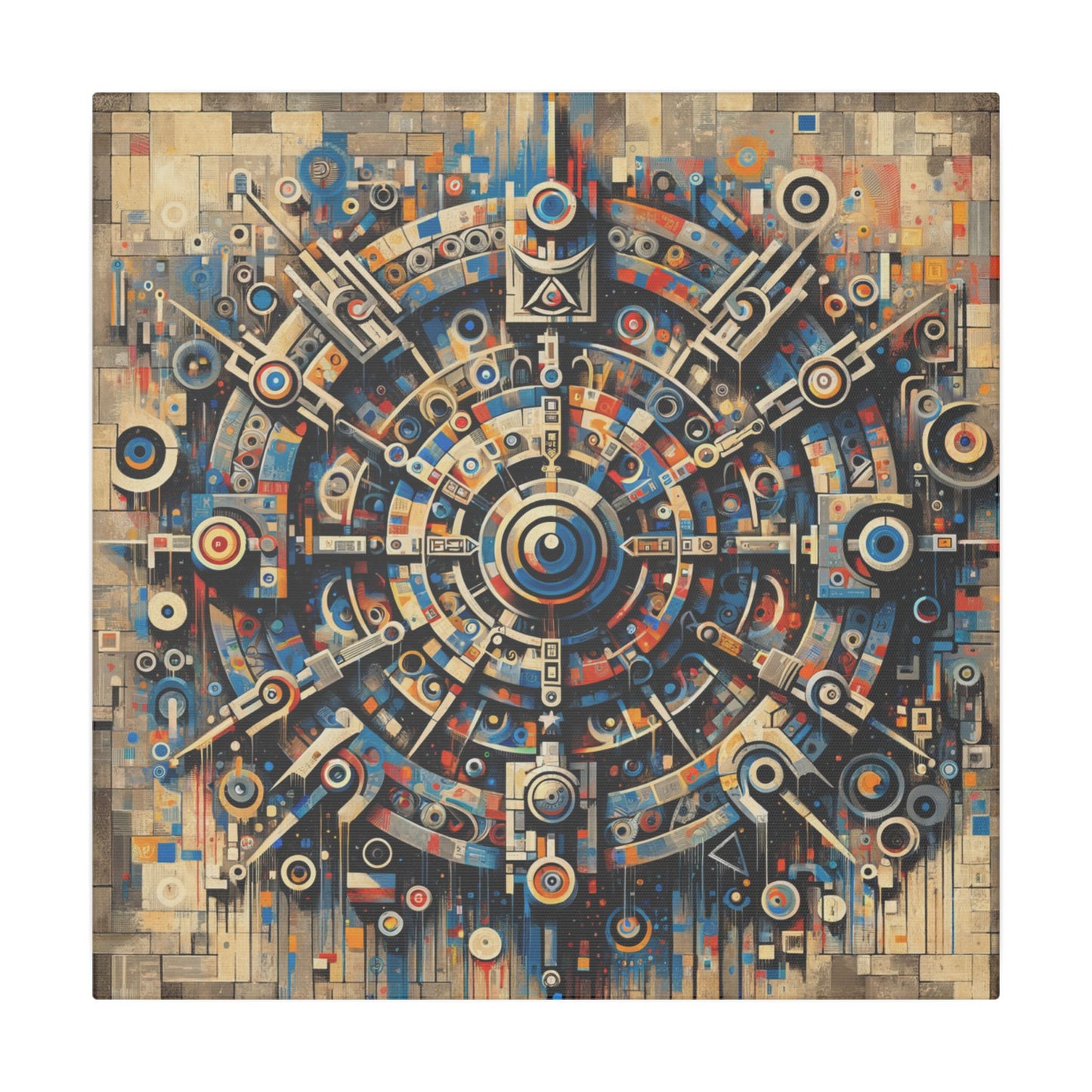 Geometric Symphony - Canvas