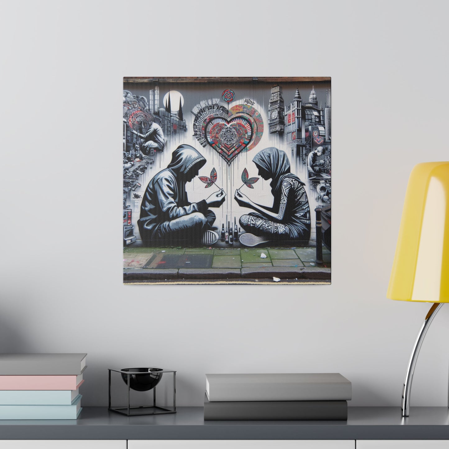 Neon Dreams of the 90s - Canvas