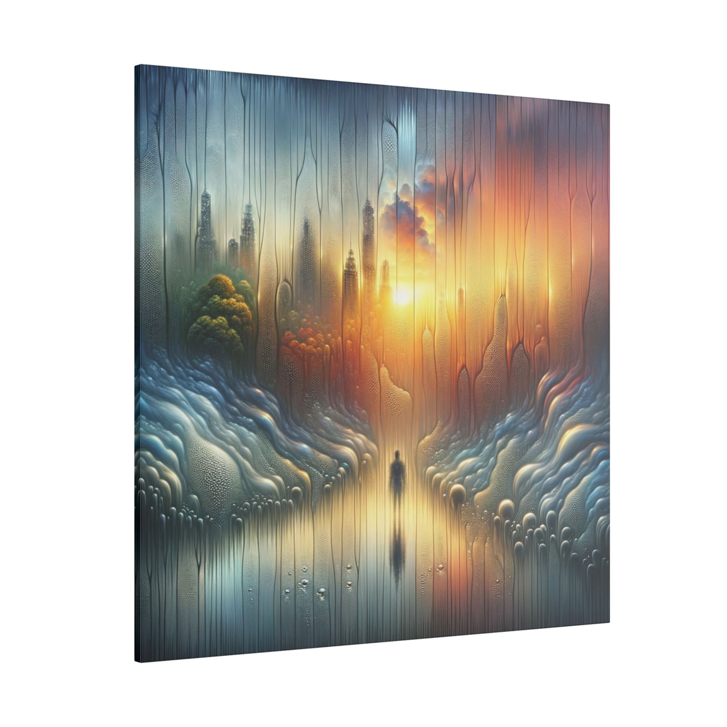 Whispers Through the Glass - Canvas